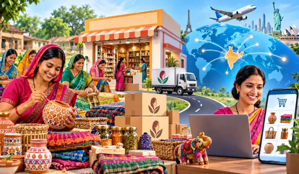 यूपी के गावों में बने 3,000 से अधिक उत्पादों की बदलेगी बाजार तक पहुंच